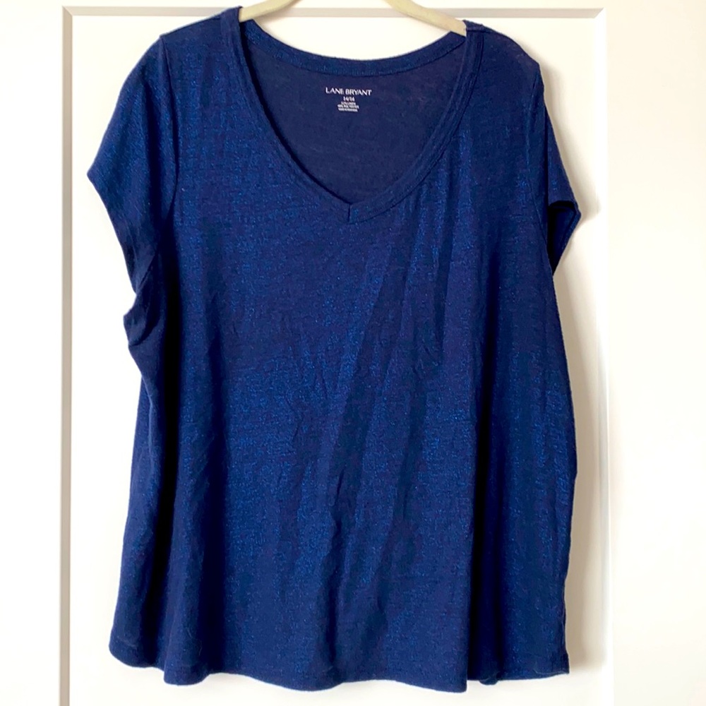 Blue shimmer tee 14/16
